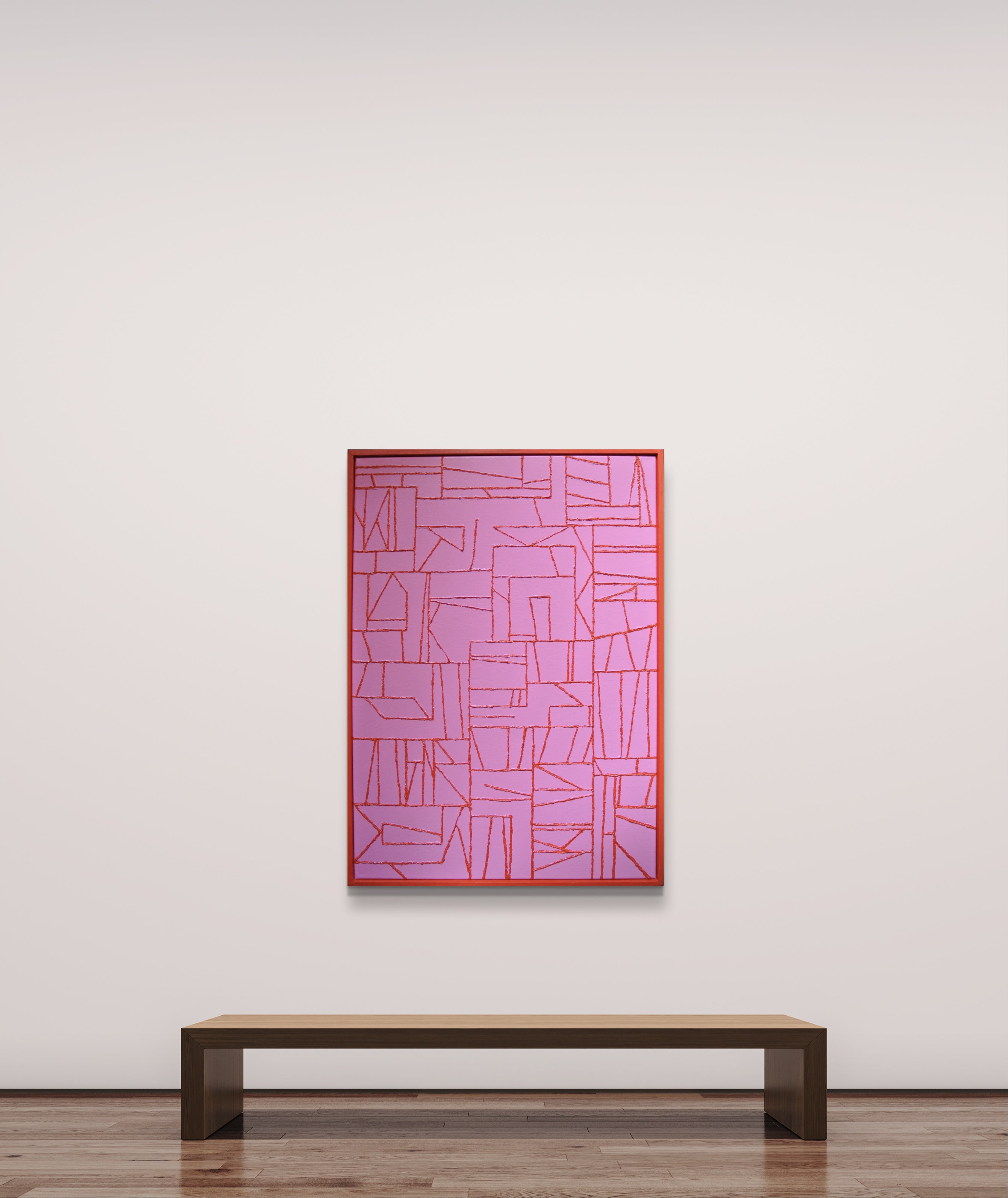 Original Painting: Den Røde Tråd