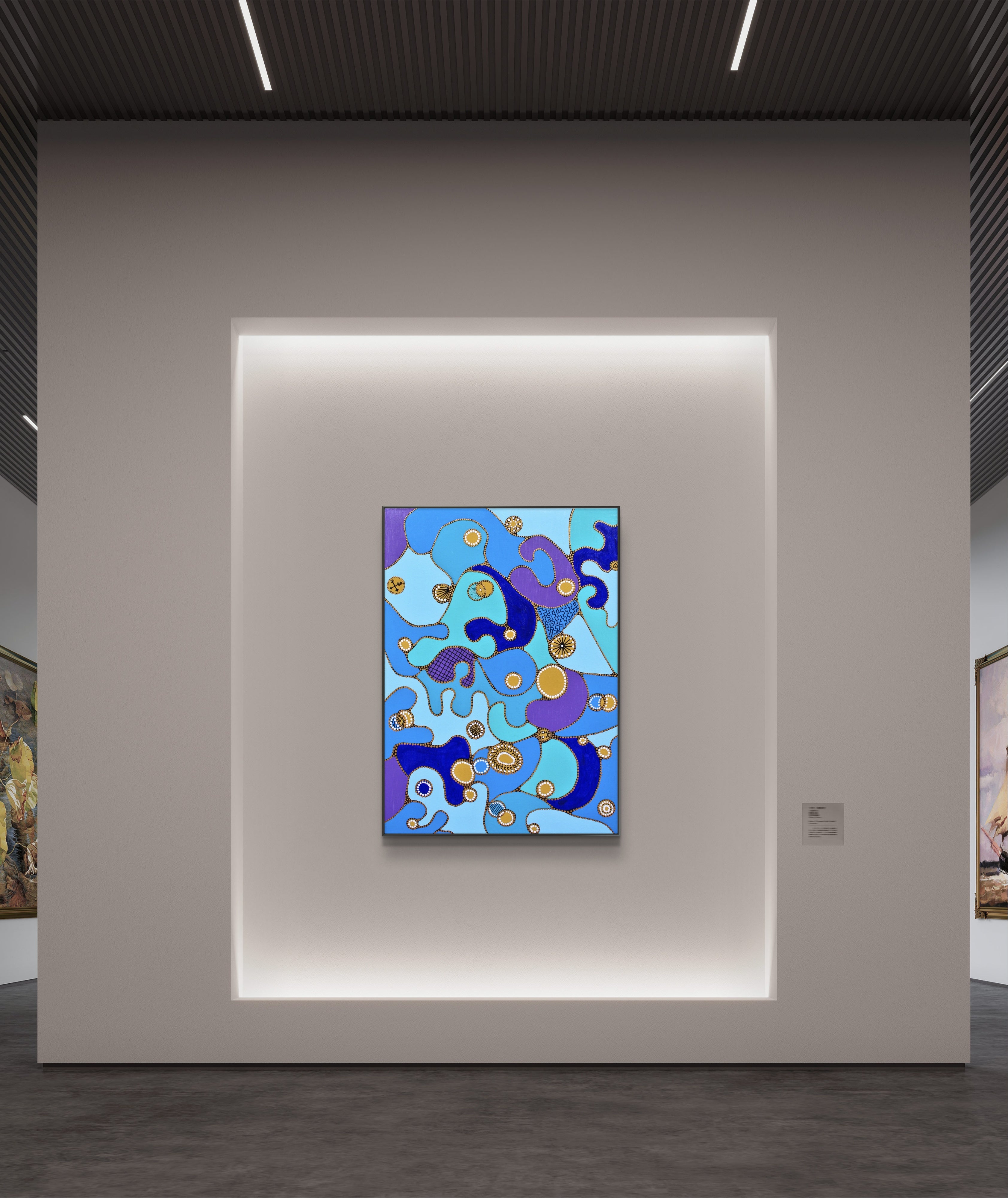 Original Painting: Rounds And Curves