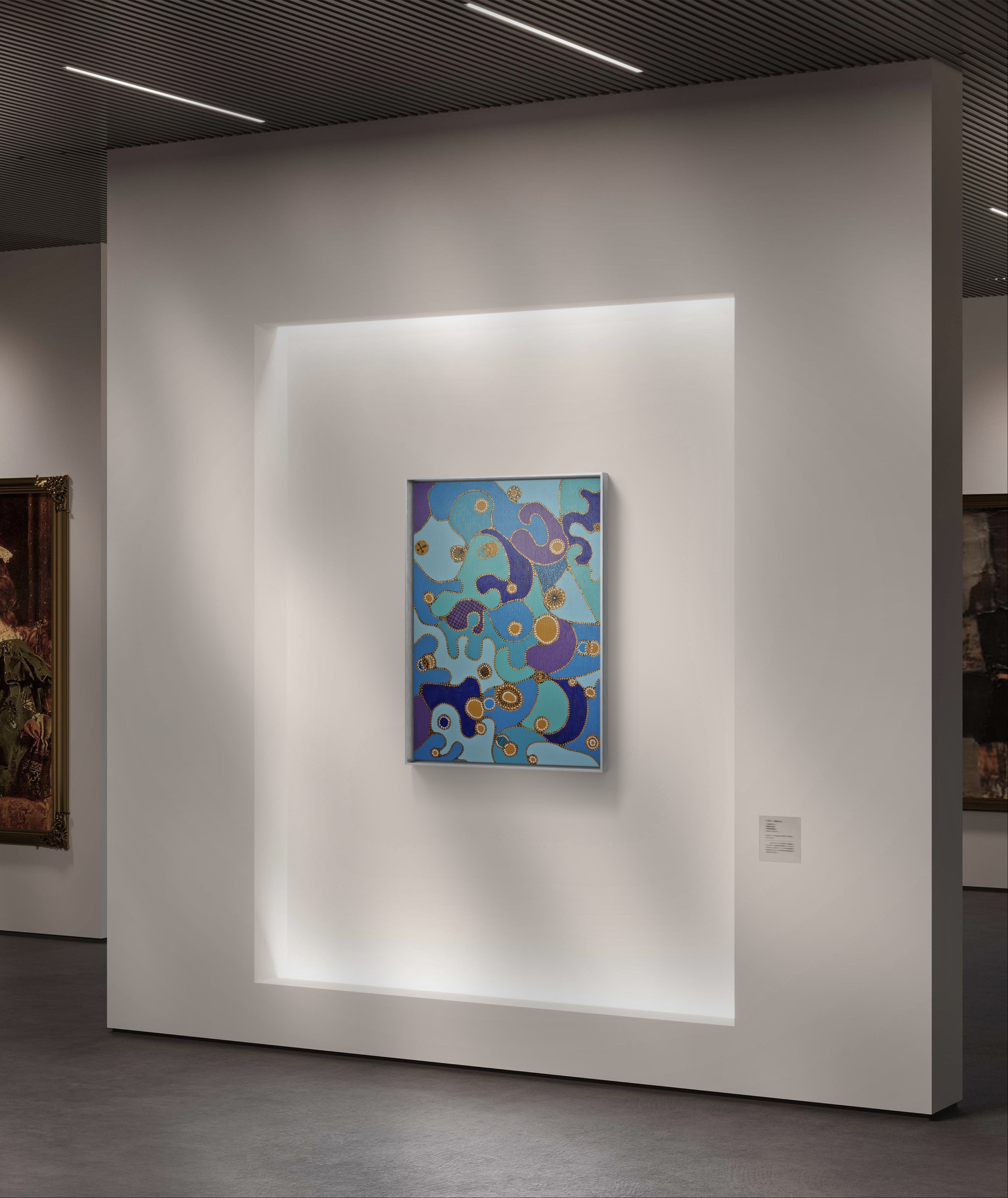 Original Painting: Rounds And Curves