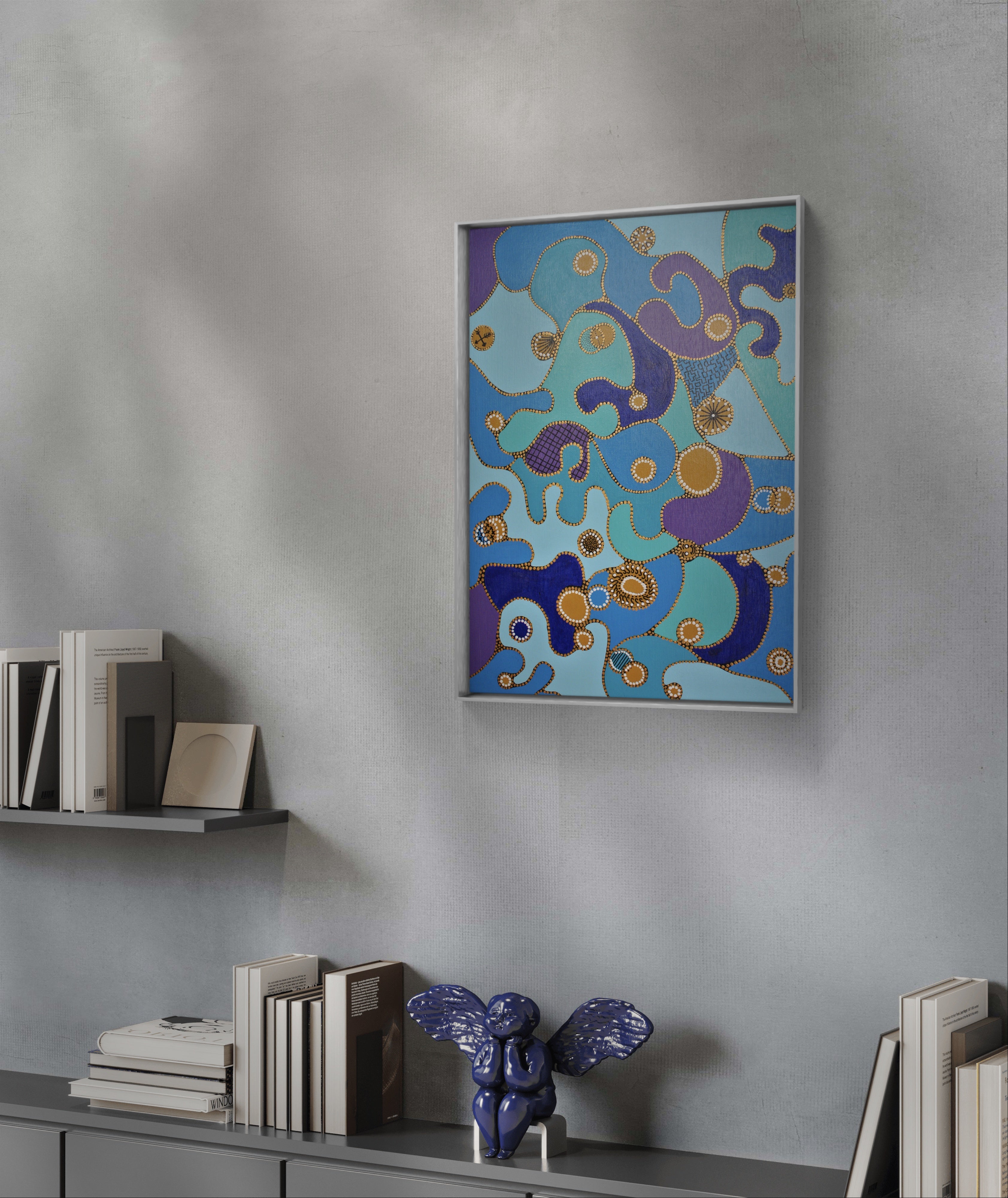 Original Painting: Rounds And Curves