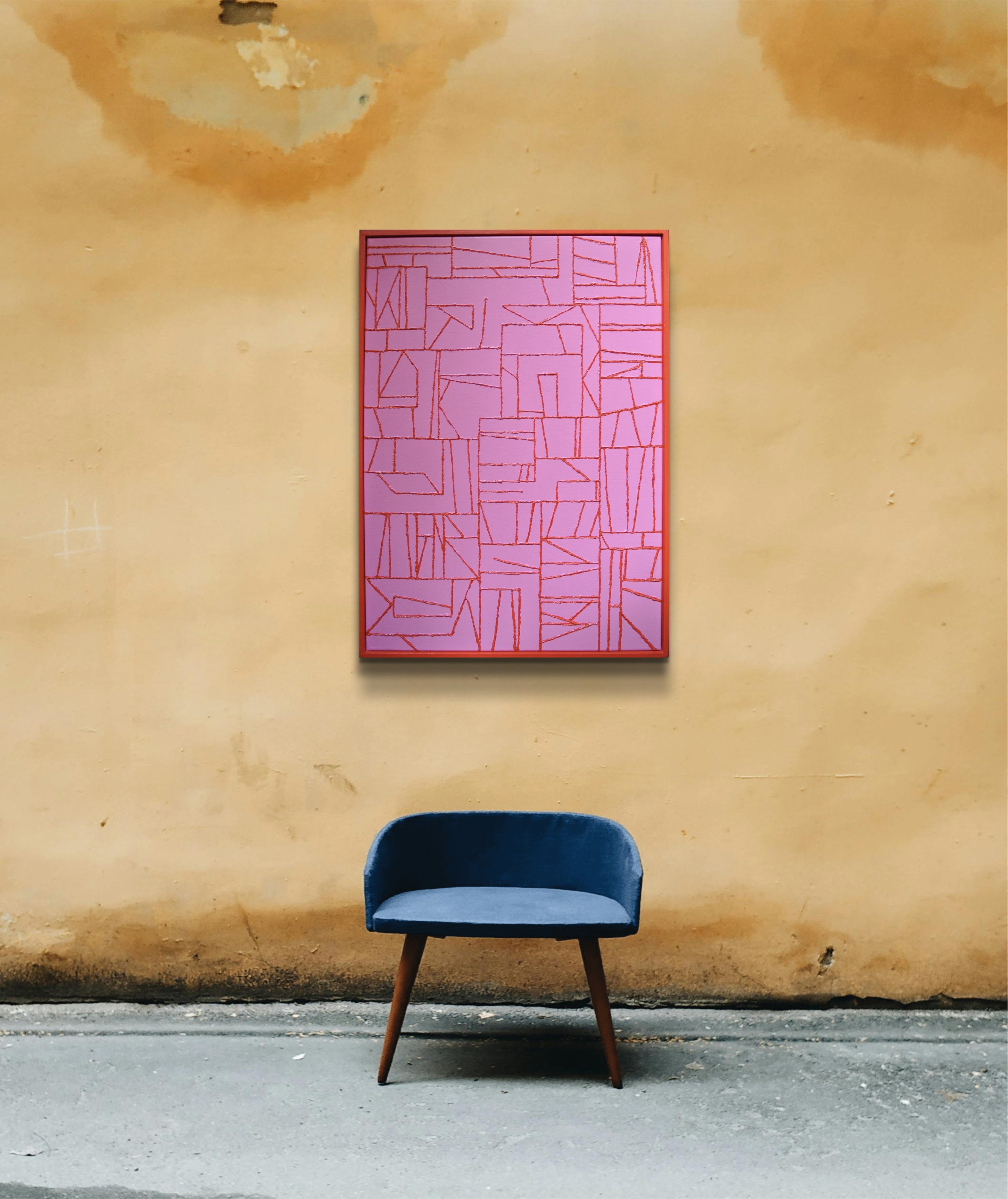 Original Painting: Den Røde Tråd