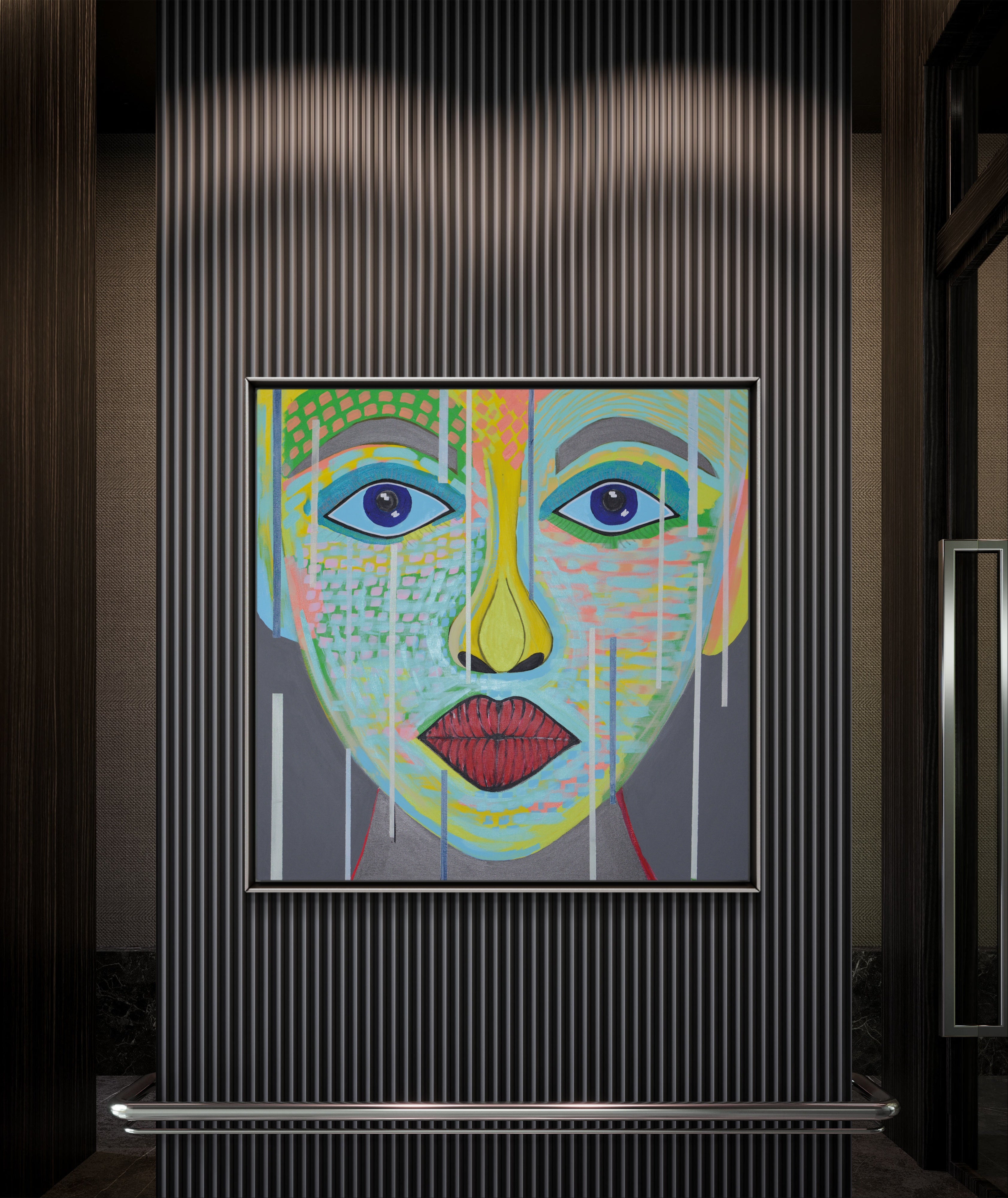 Original Painting: Aqualuna