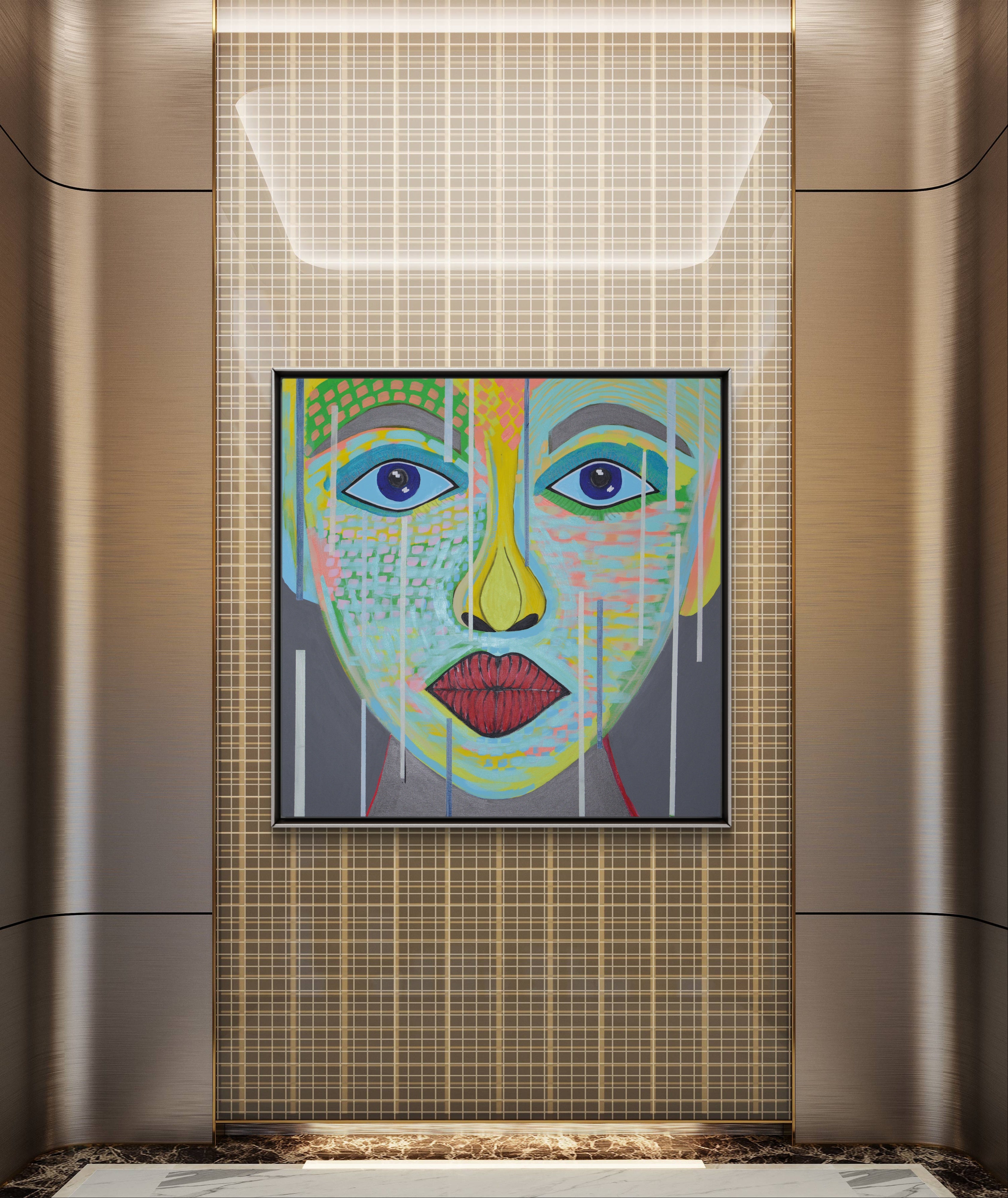 Original Painting: Aqualuna