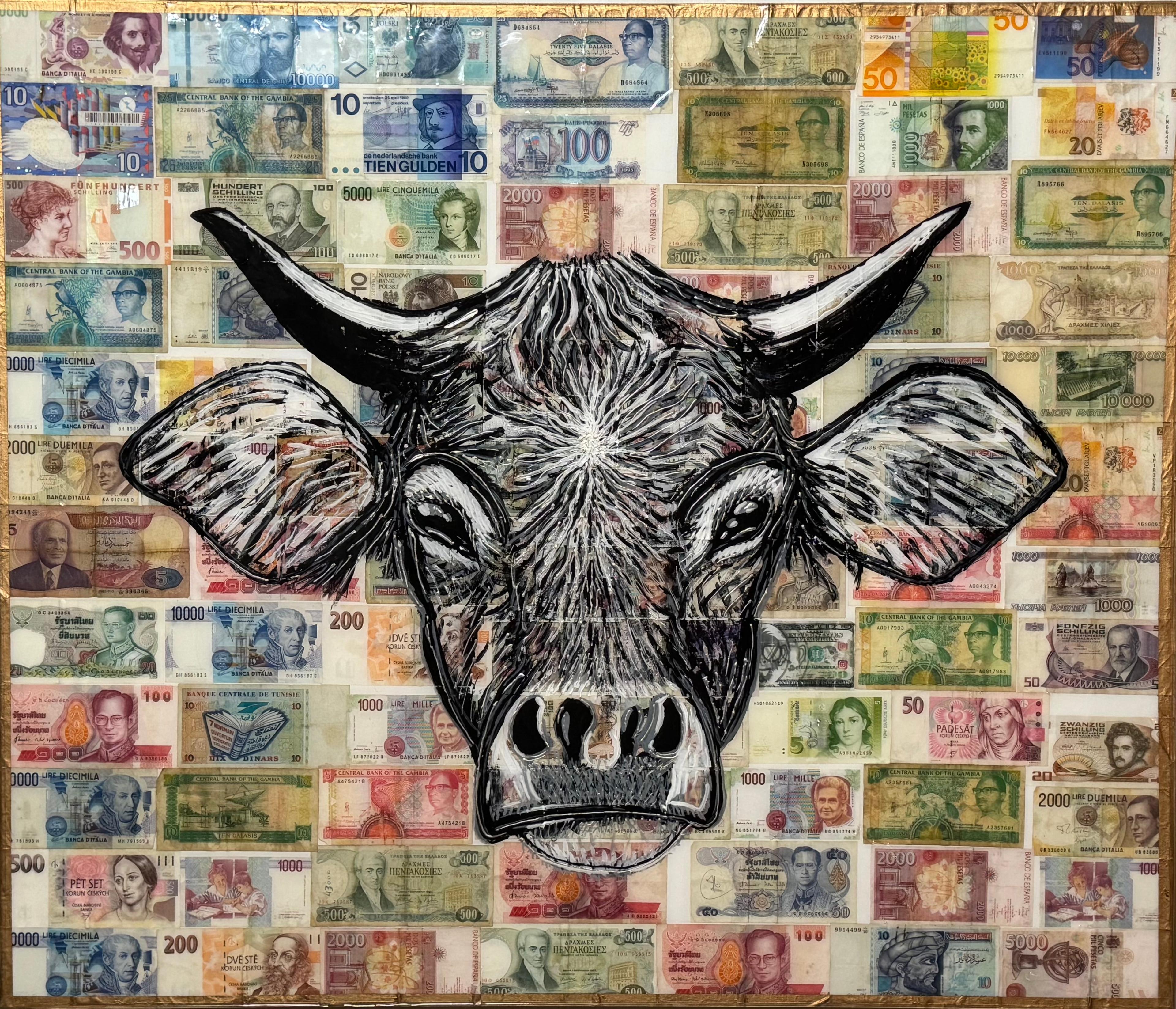 Cash Cow, painting by Bo Blixen