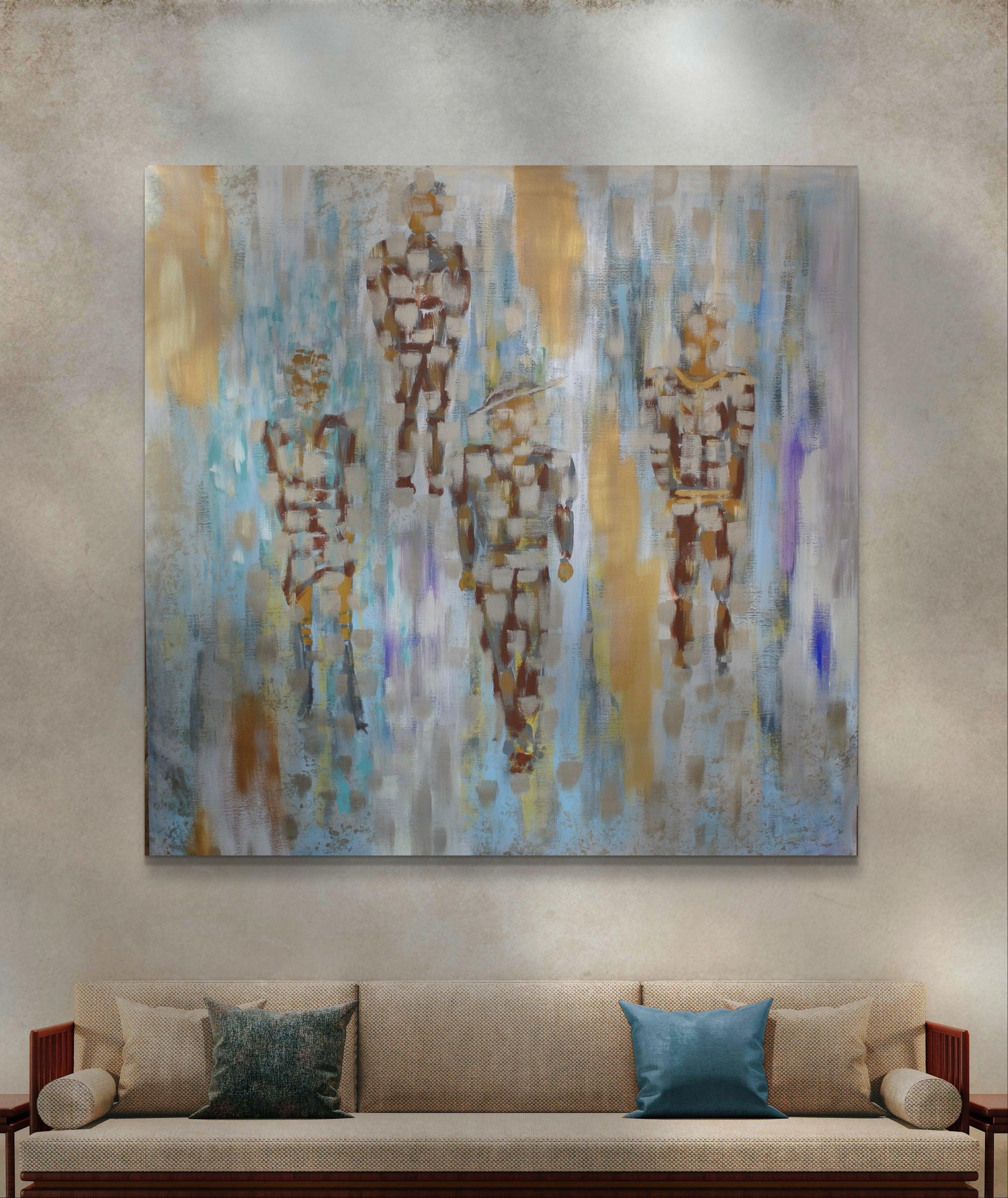 AS ONE, painting by Bo Blixen