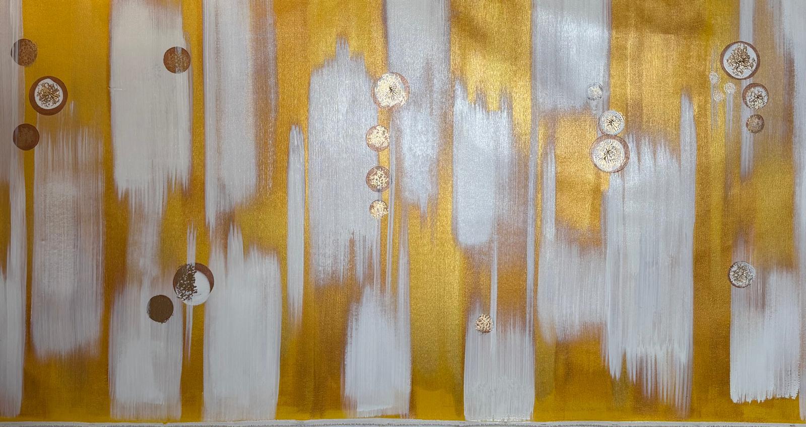 Champagne Gold, painting by Bo Blixen