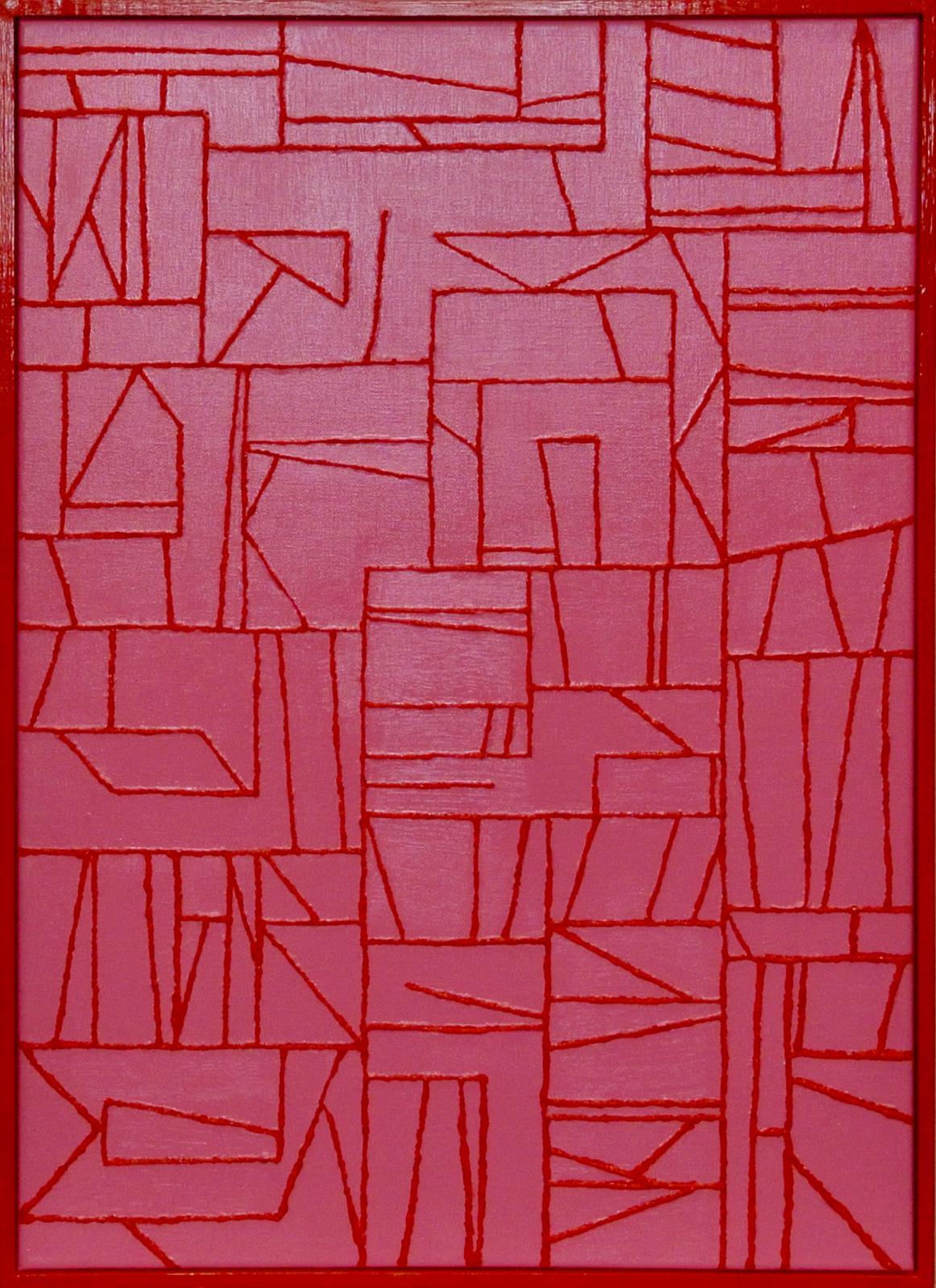 Den Røde Tråd, painting by Bo Blixen