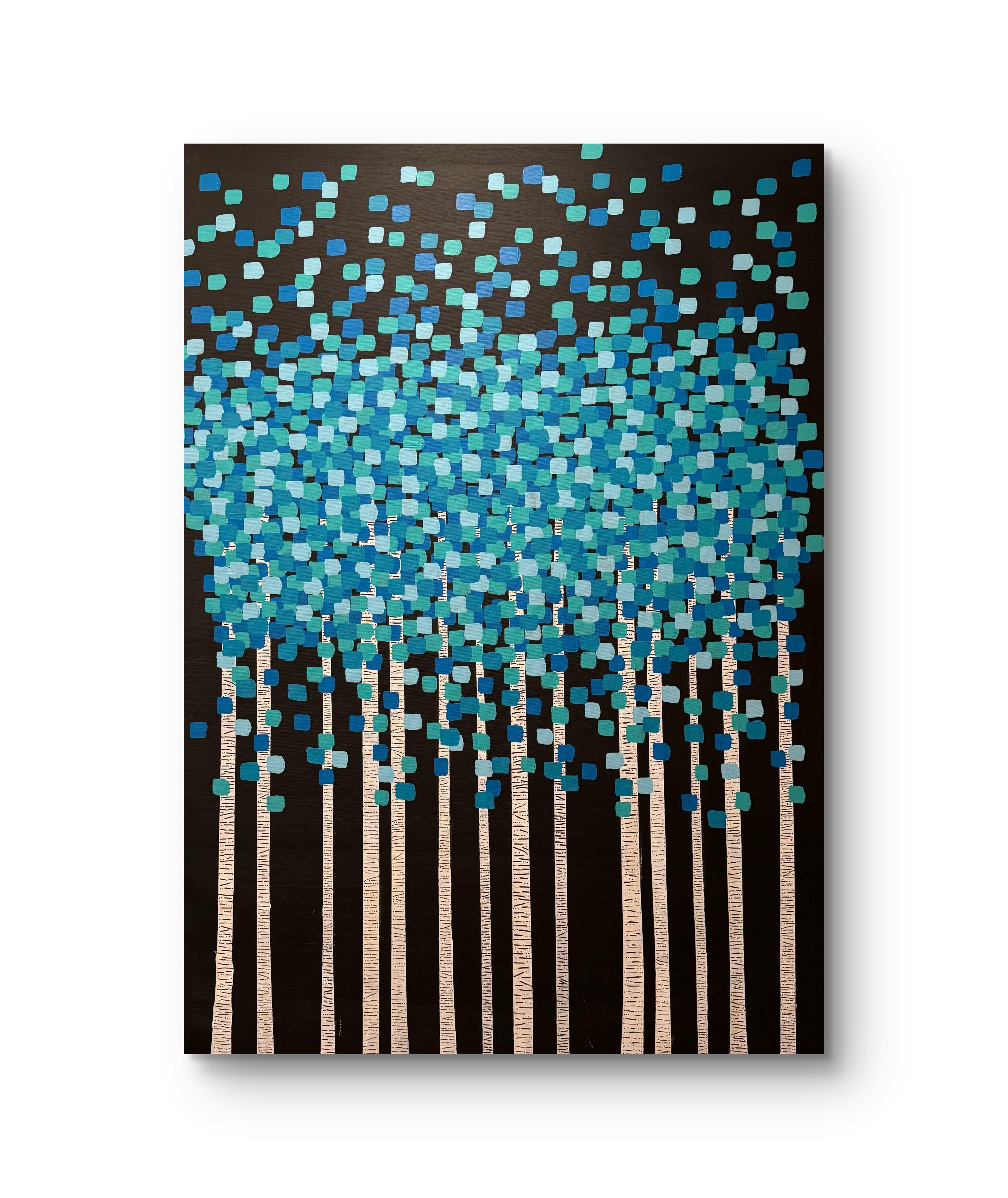 Midnight Wood, painting by Bo Blixen