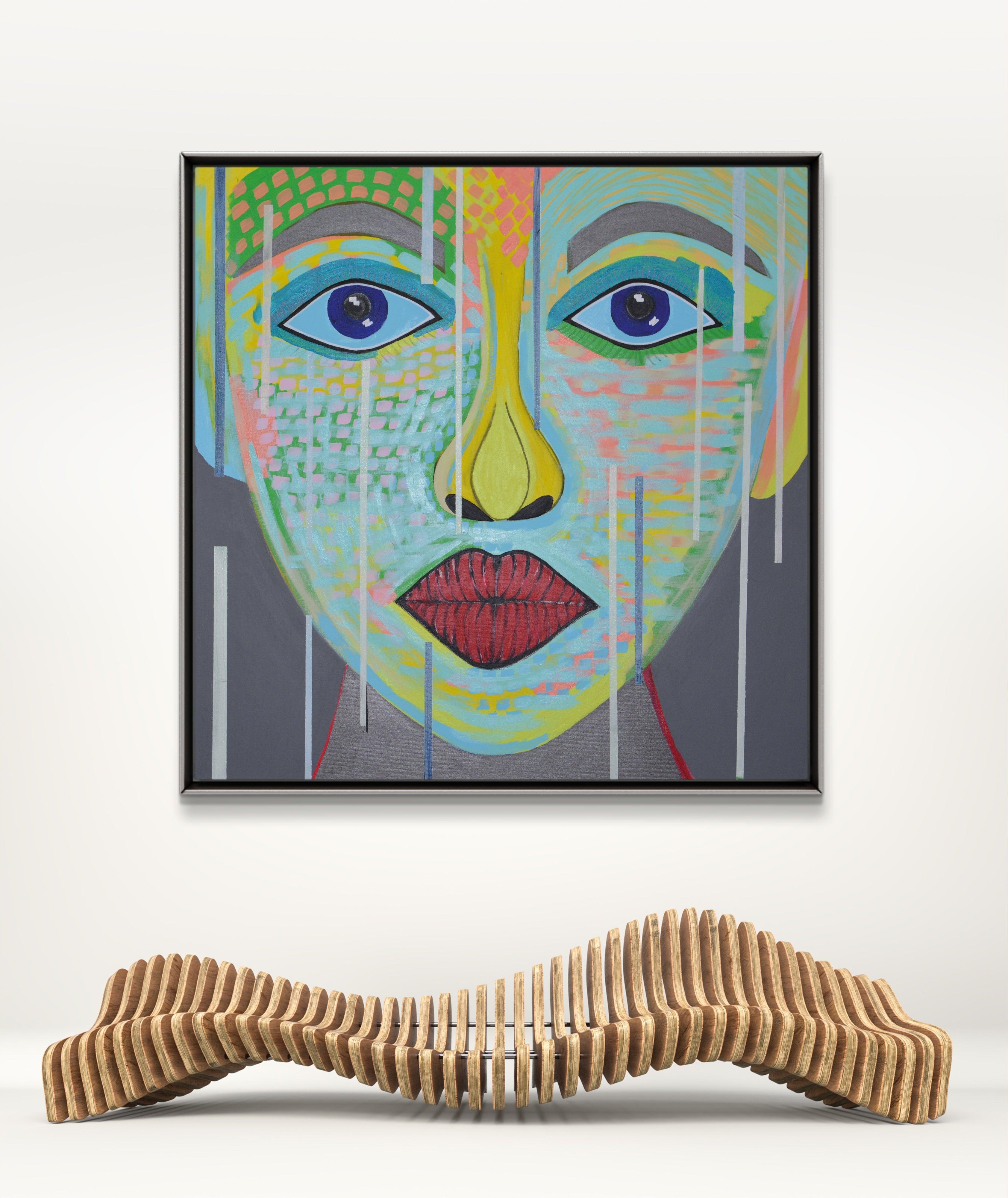 Aqualuna, painting by Bo Blixen