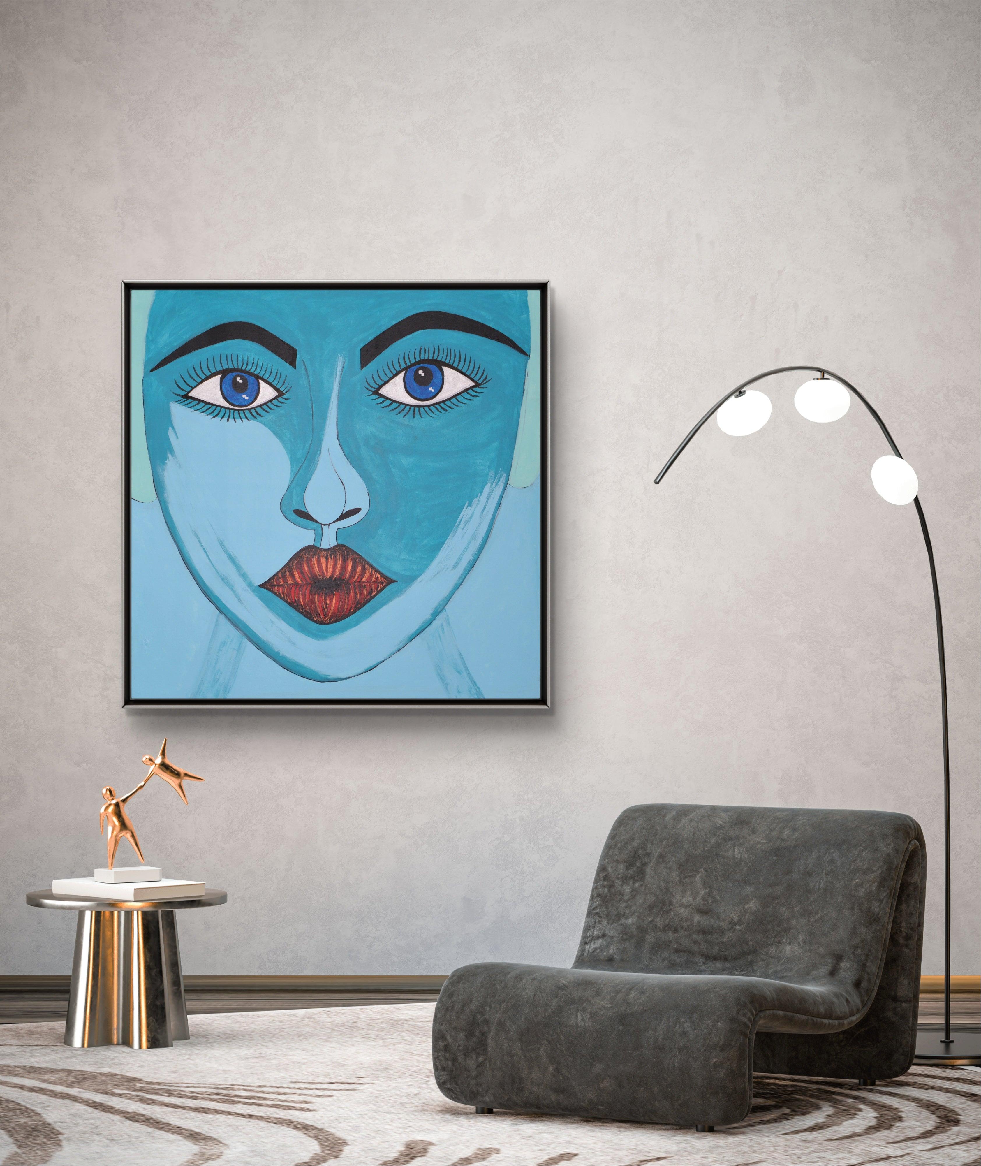 Indigo, painting by Bo Blixen
