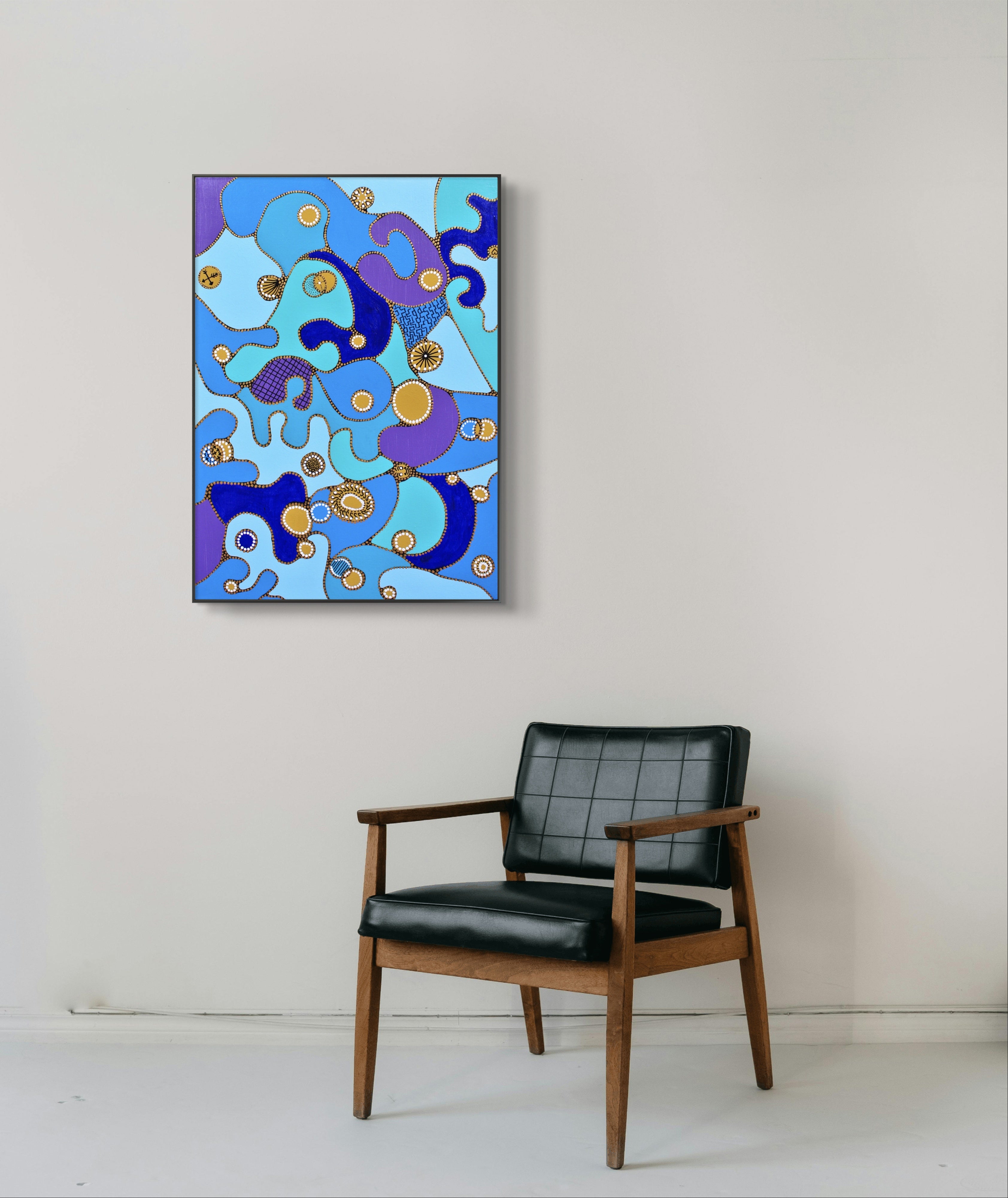 Original Painting: Rounds And Curves