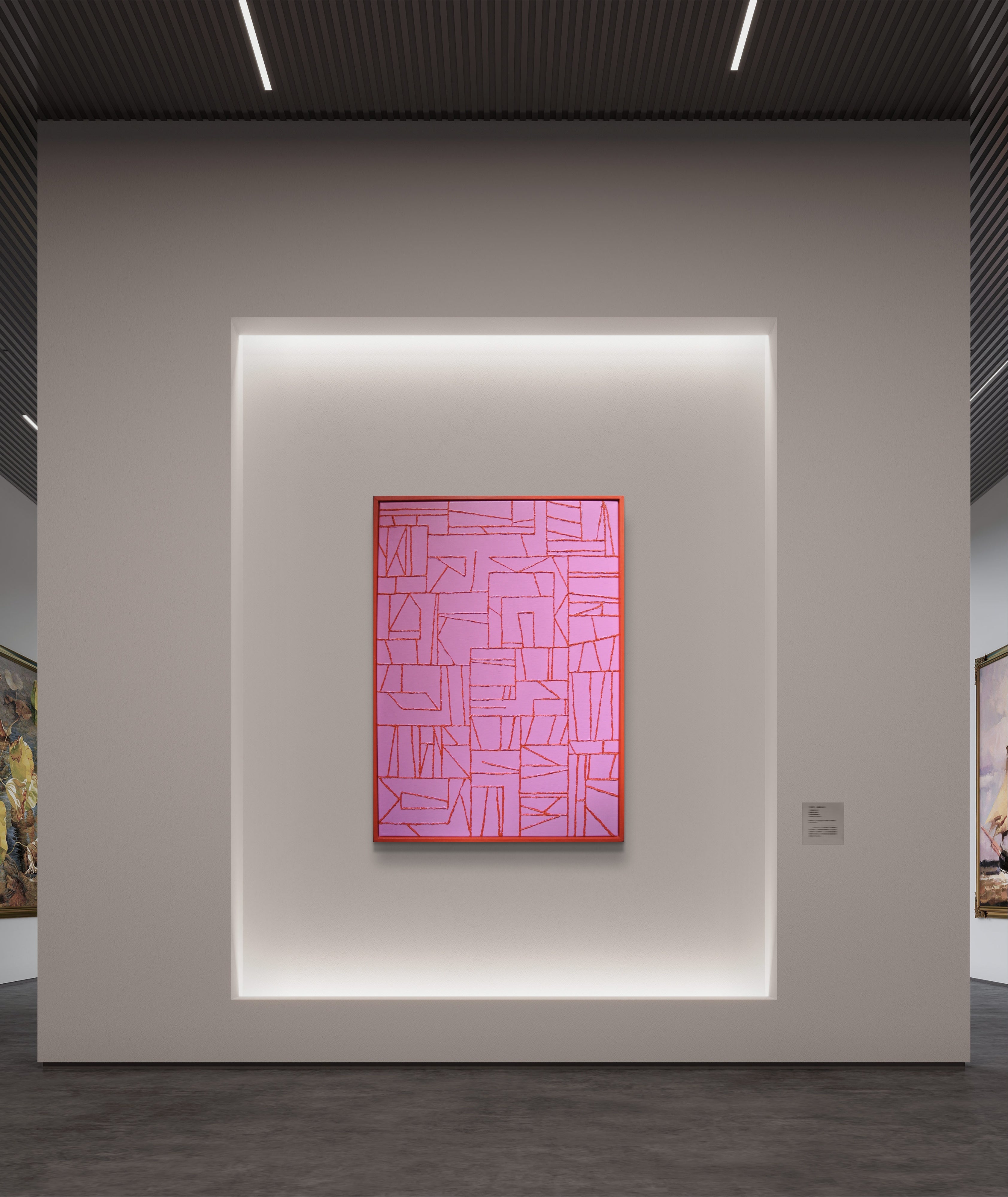 Original Painting: Den Røde Tråd